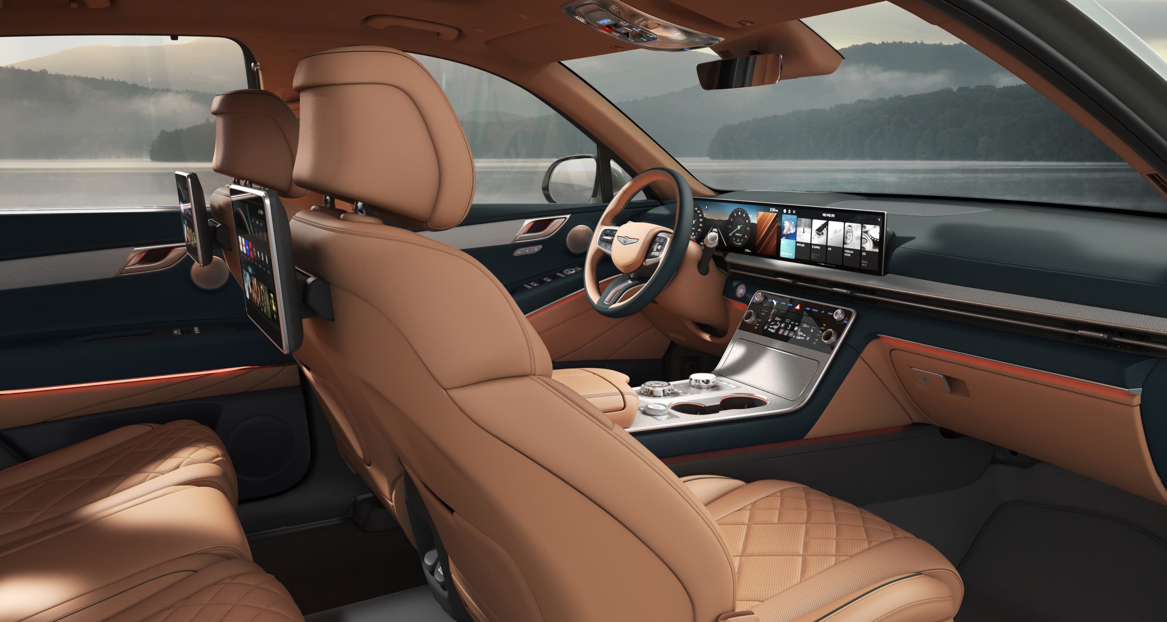 2025 제네시스 GV80 실내색상