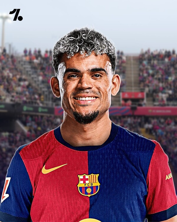 루이스디아즈 바르셀로나 유니폼 합성사진