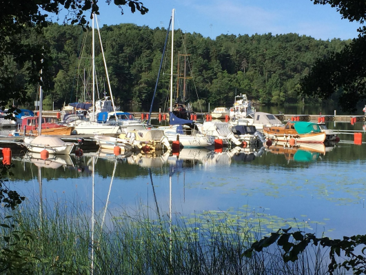 스웨덴 스톡홀름 요트 정박모습