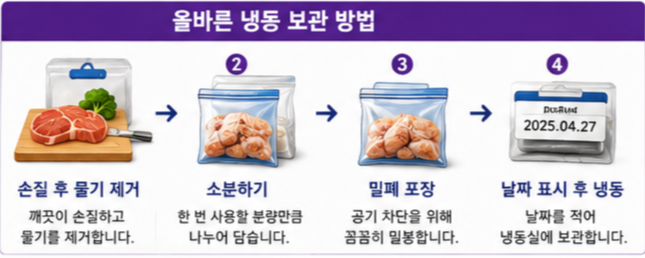 냉동실은 &lsquo;시간을 멈추는 곳&rsquo;이 아닙니다