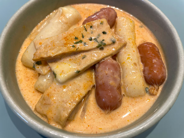 로제 떡볶이 만들기 맛 설명
