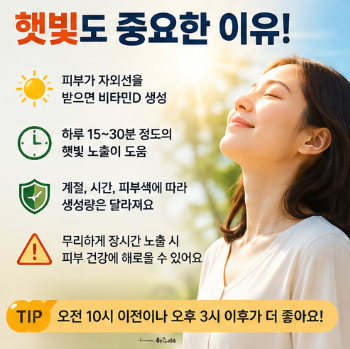 햇빛도 중요한 이유