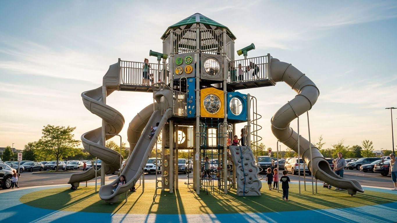  주차장 놀이 키저스 믹스시티 주차타워