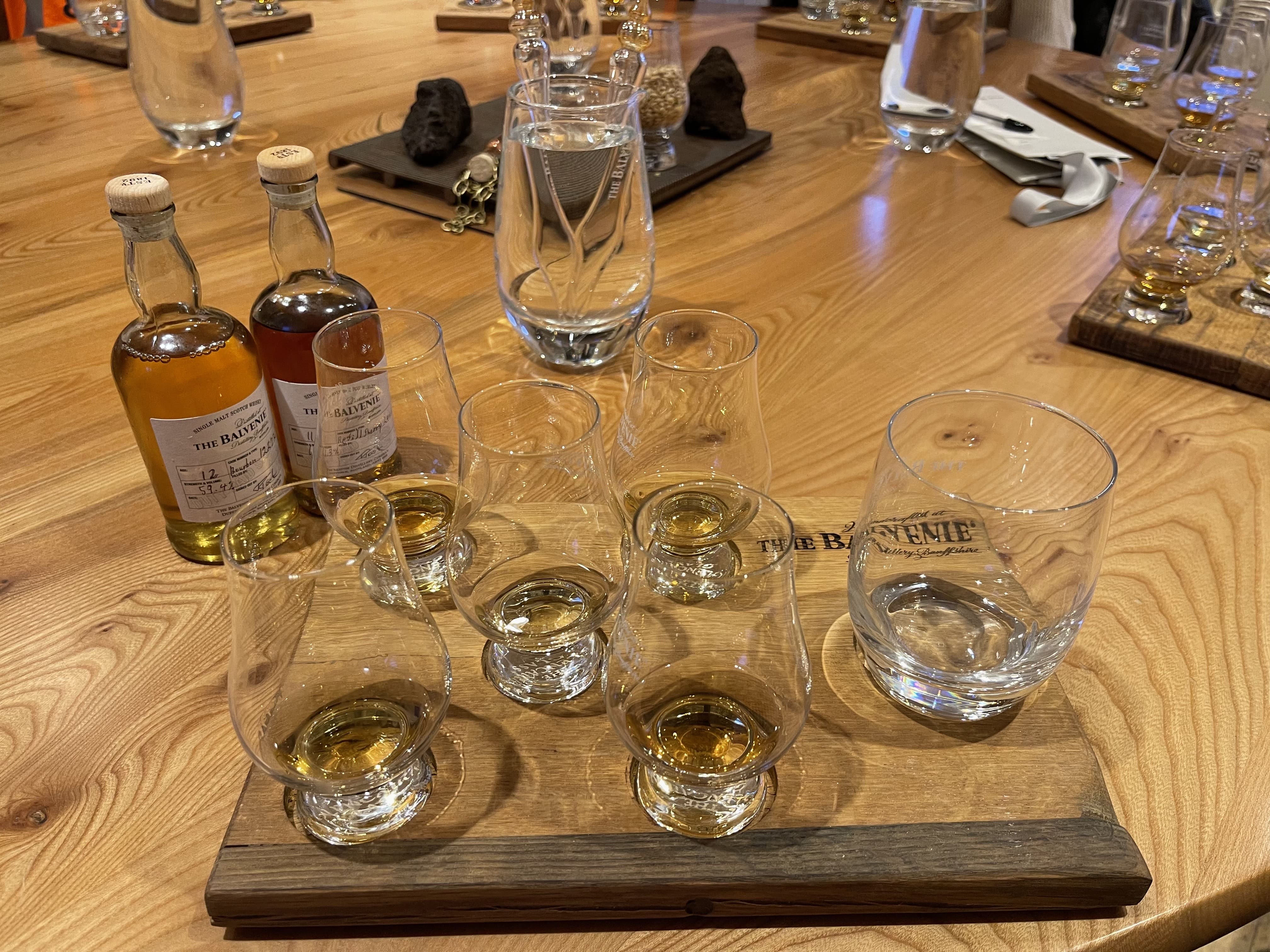 발베니 12년 아메리칸 오크, 12년 더블우드, 25년 싱글배럴, 19년 캐스크&캐릭터, 14년 위크오브피트