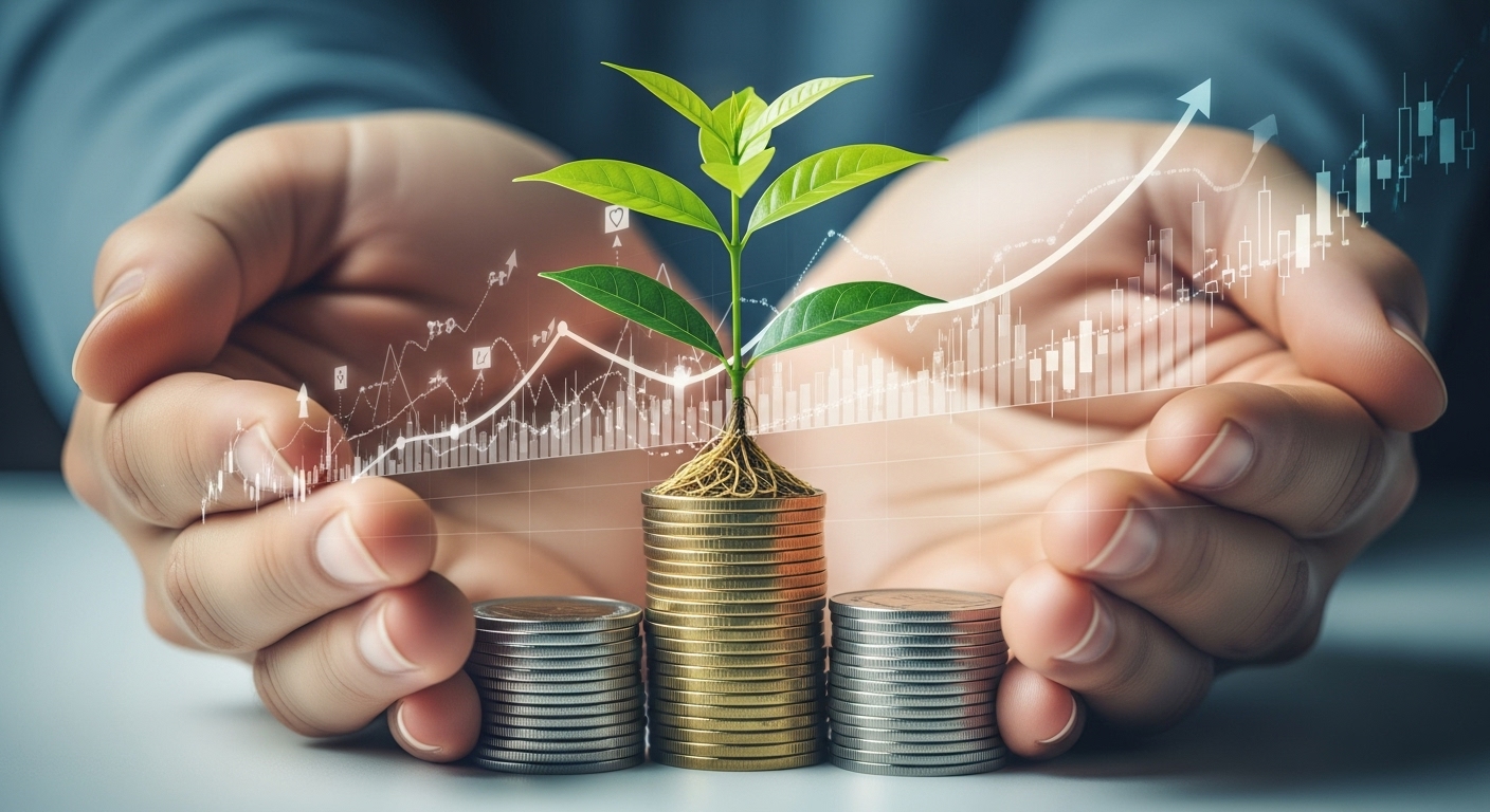 국민연금 개혁에 대비하여 노후 자금을 계획하고 저축하는 모습.