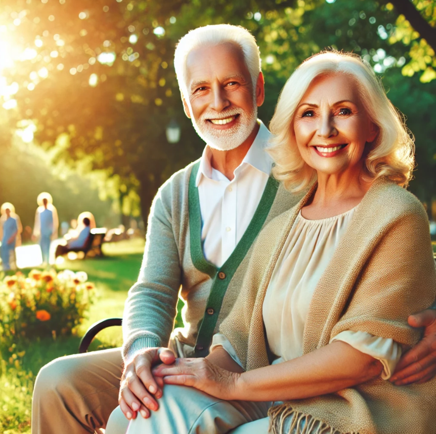 출처 : Chat GPT 생성이미지. 행복한 노년생활