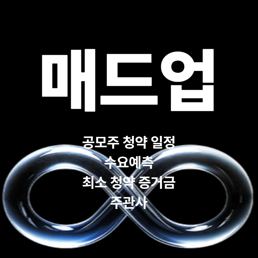 매드업 공모주 청약 일정