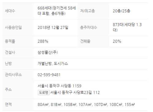 단지정보