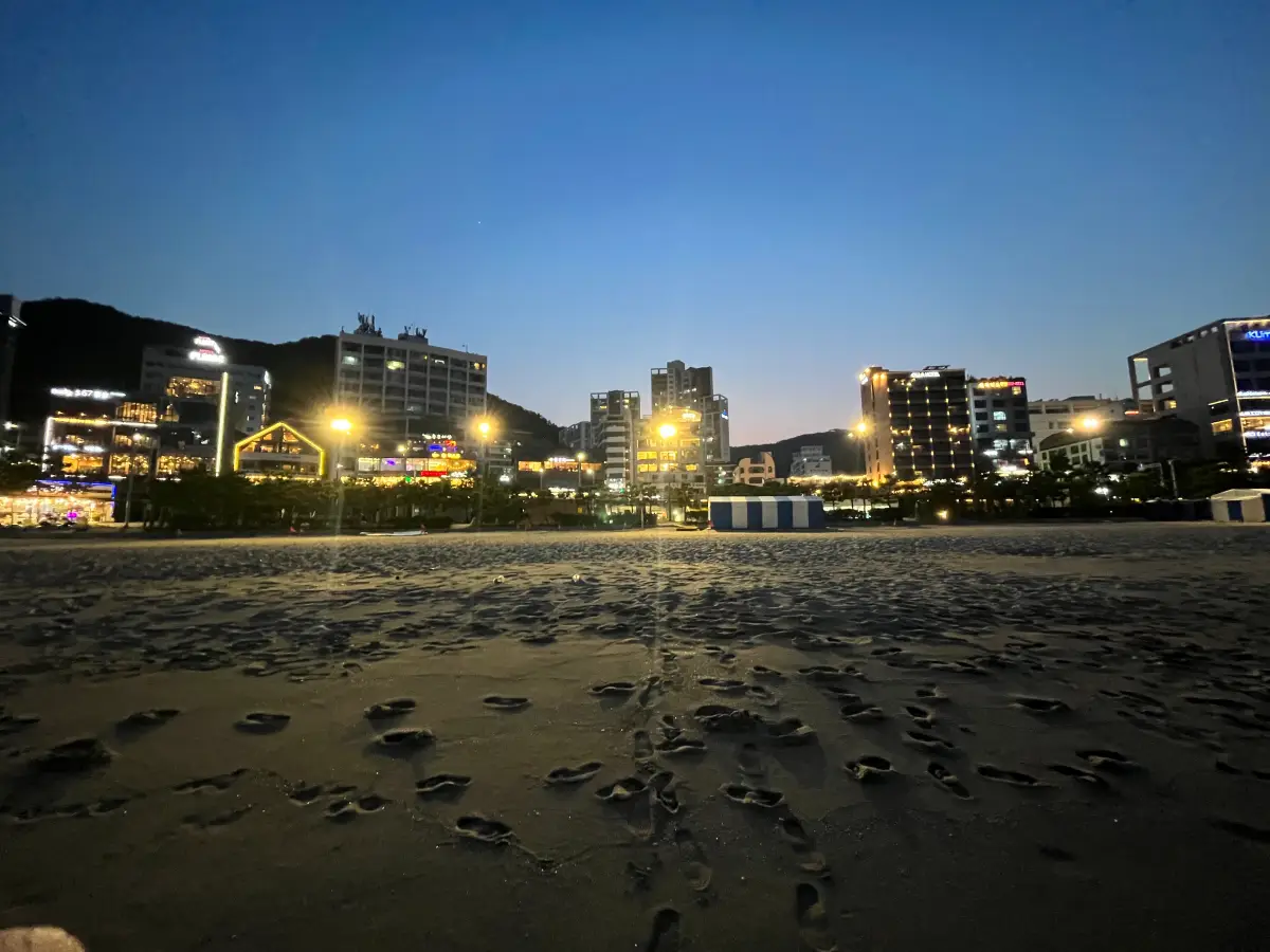 송정-바다-야경-사진4