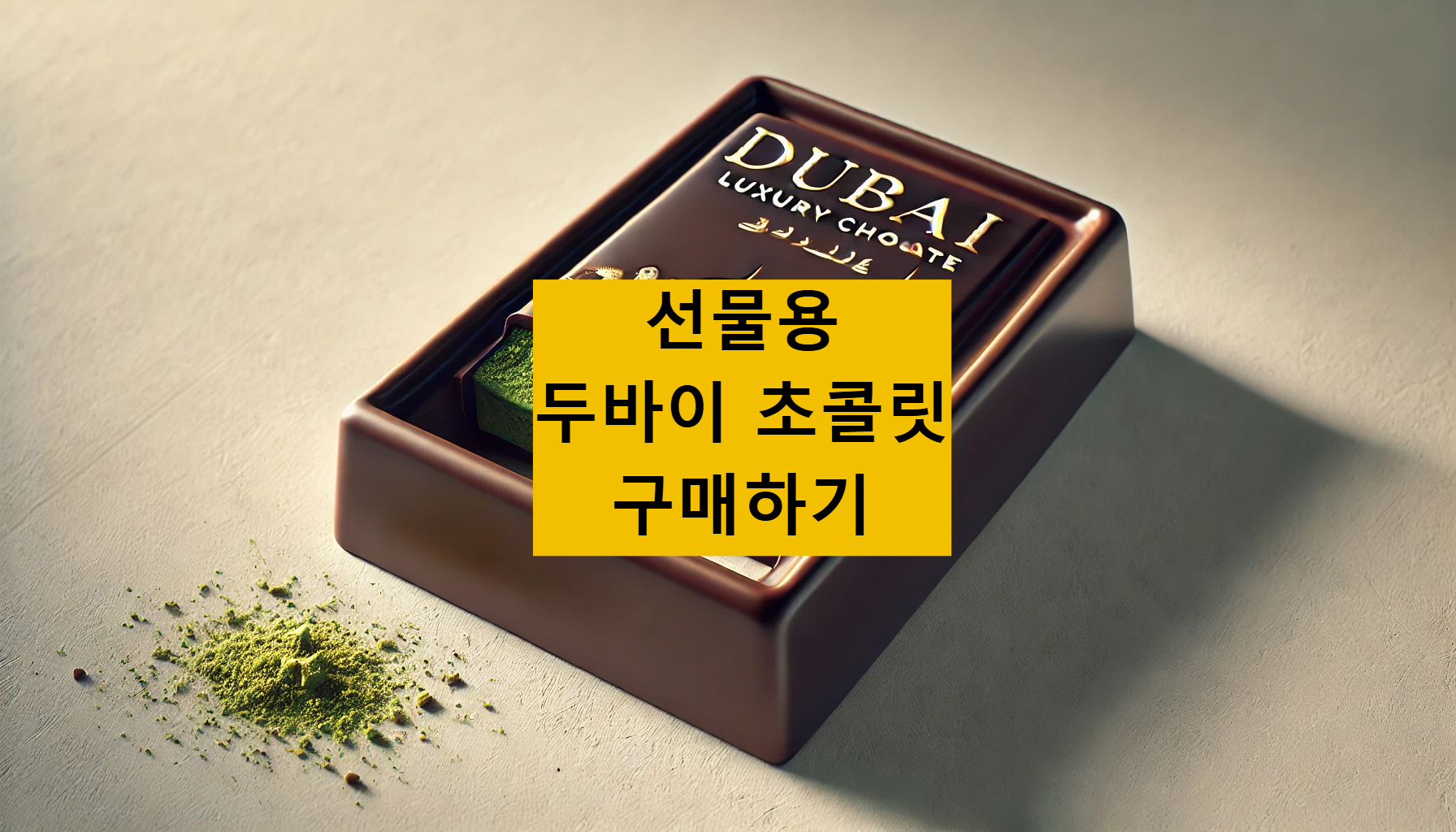 두바이 수입 초콜릿