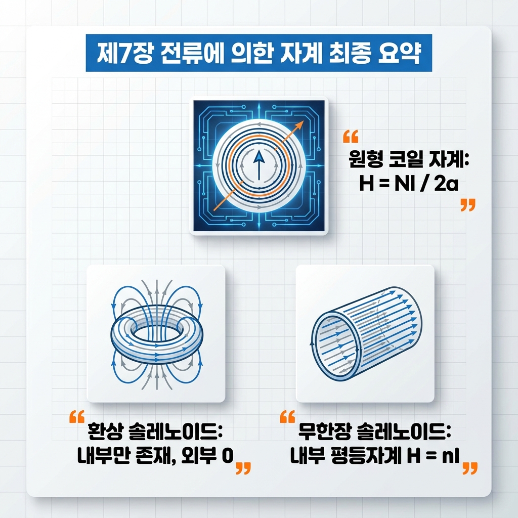 [전자기학] 제7장 전류에 의한 자계 (2)
비오-사바르 법칙과 솔레노이드(환상무한장) 완벽 정리