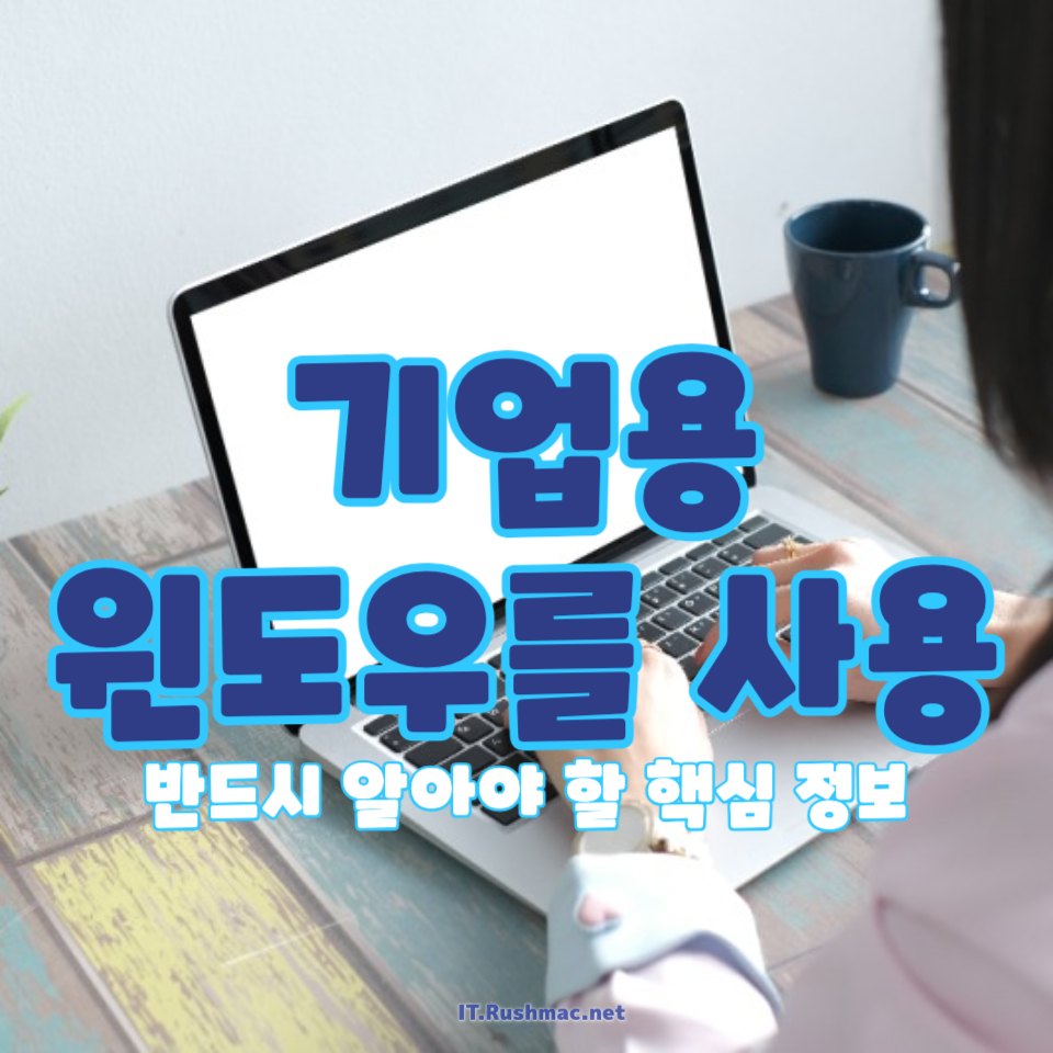 개인용 PC에 기업용 윈도우 사용
