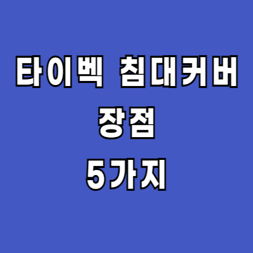 듀폰-타이벡-침대커버-장점-세탁방법