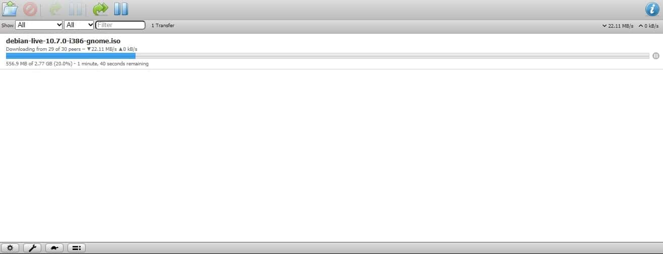 트랜스 미션 접속 모습
