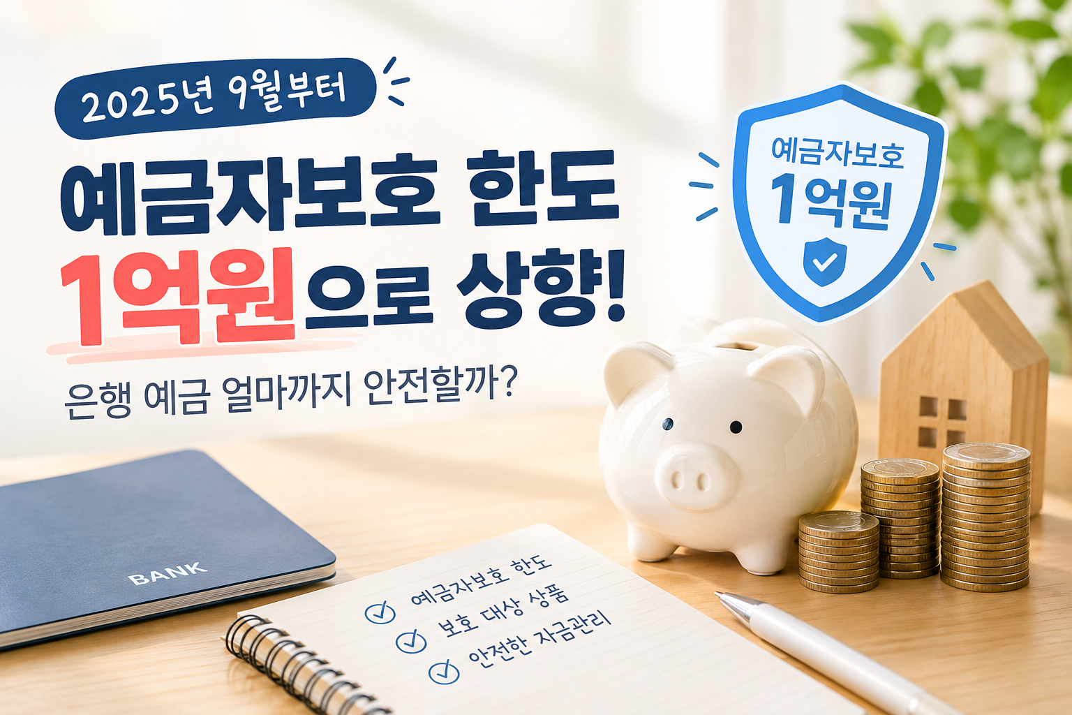 예금자보호 1억원으로 상향