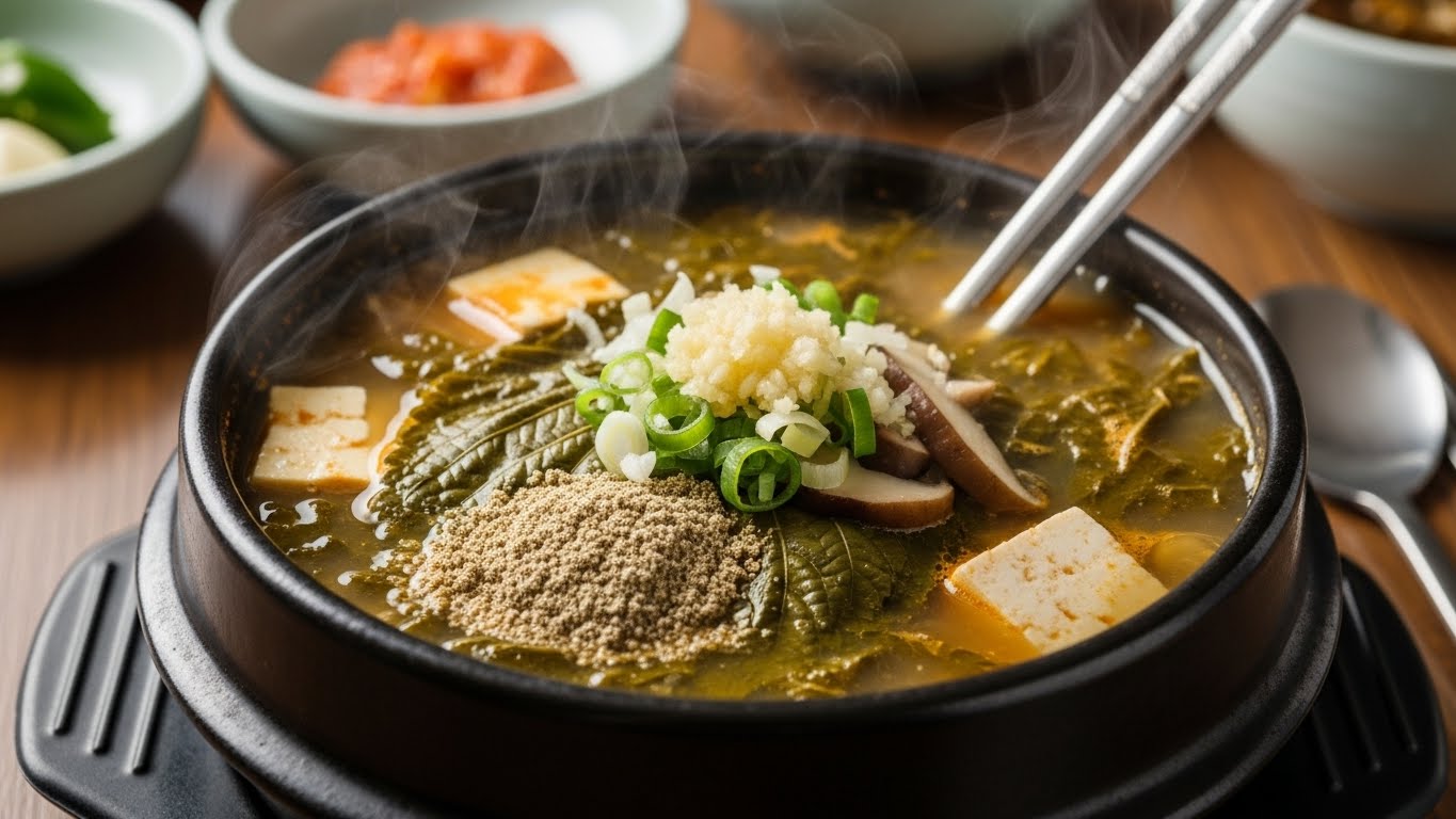 들깨무국