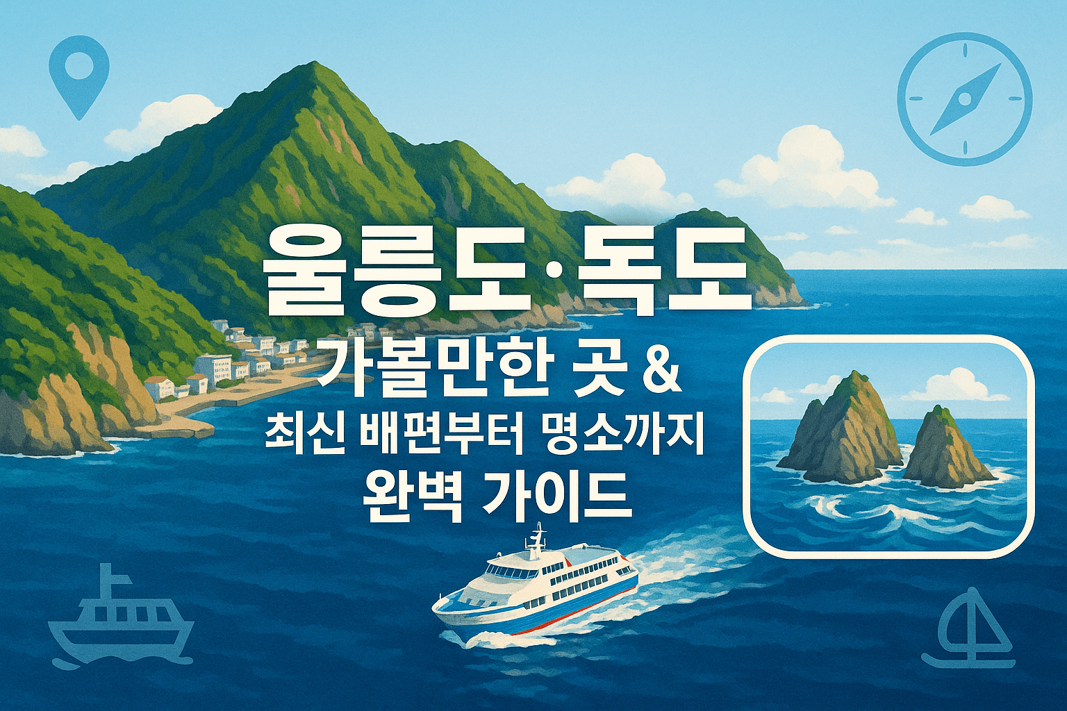 울릉도&middot;독도 가볼만한 곳 &amp; 최신 배편부터 명소까지 완벽 가이드