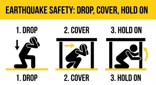 지진대처-행동요령-일러스트