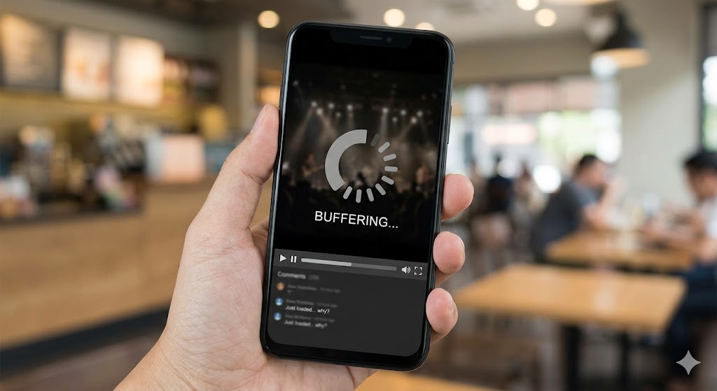 유튜브 버퍼링 화면 또는 로딩 아이콘