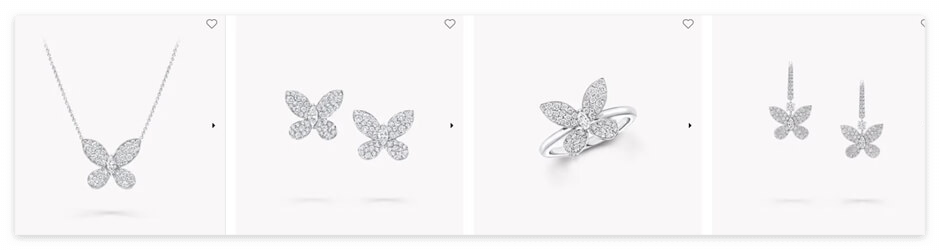 그라프 주얼리의 버터플라이 디자인