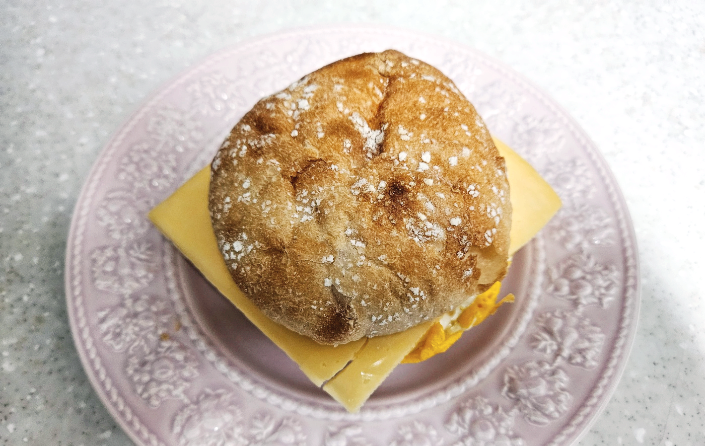 코스트코 빵으로 만든 아침식사