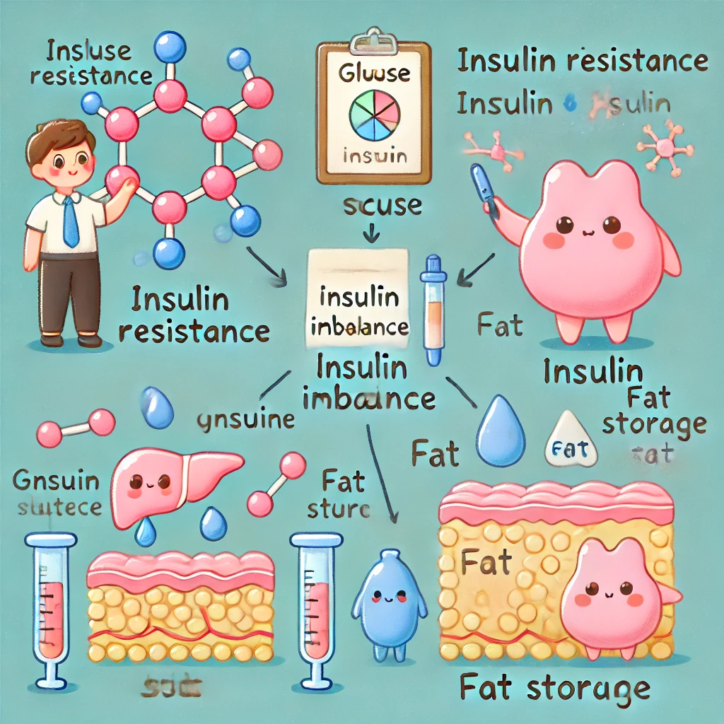 ⚠️ 인슐린 저항성이 다이어트에 미치는 영향! 체중 감량을 방해하는 숨은 적? 🤔