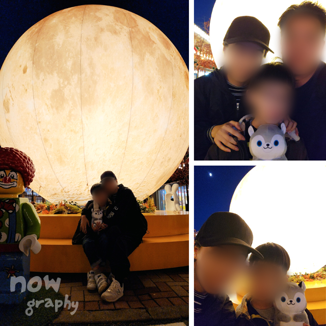 레고랜드-보름달-조형물