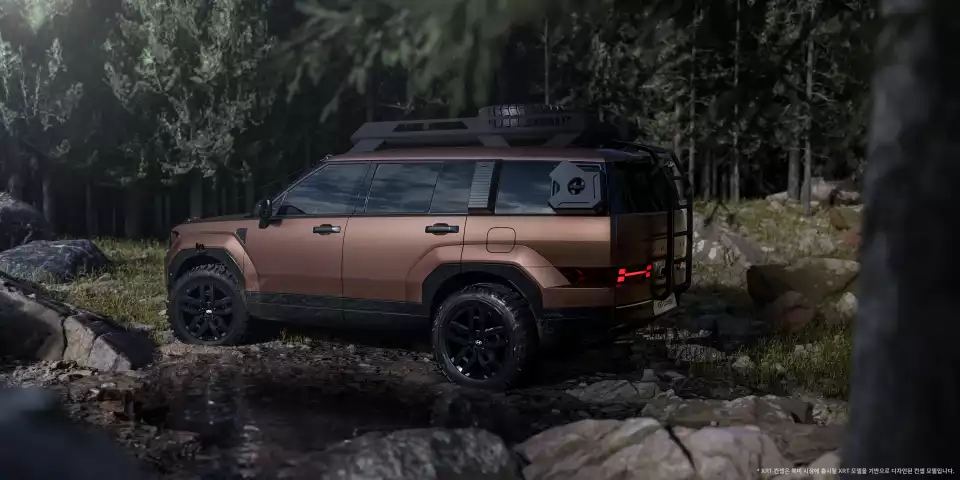 사진 속 모델은 미국형 싼타페 XRT 콘셉트입니다.