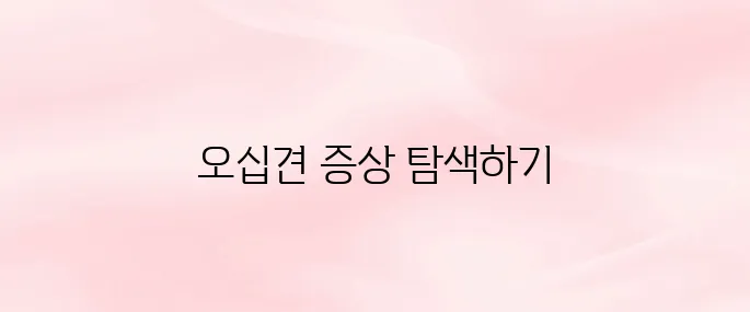오십견 증상 총정리│어깨 통증·운동 제한부터 초기 증상까지
