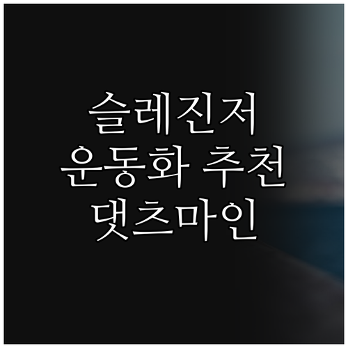 슬레진저 운동화 추천 런닝화 워킹화 ..