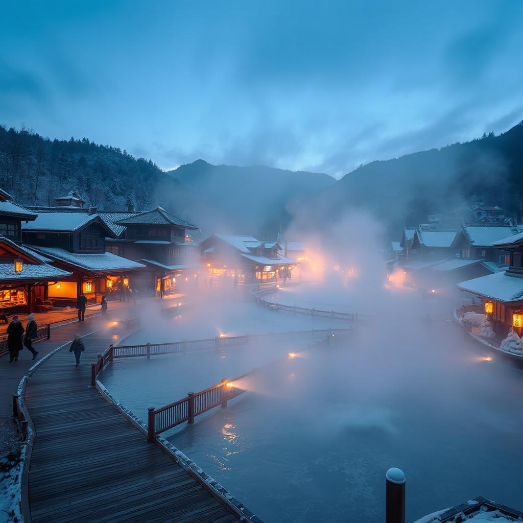 쿠사츠 온천 사진