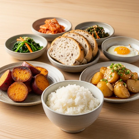 노년기 소화에 좋은 곡류와 전분