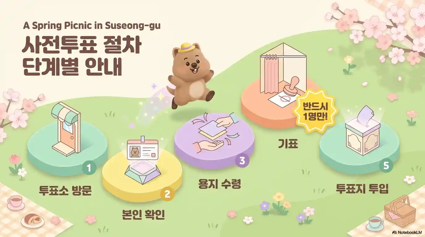사전투표 절차 단계별 안내
