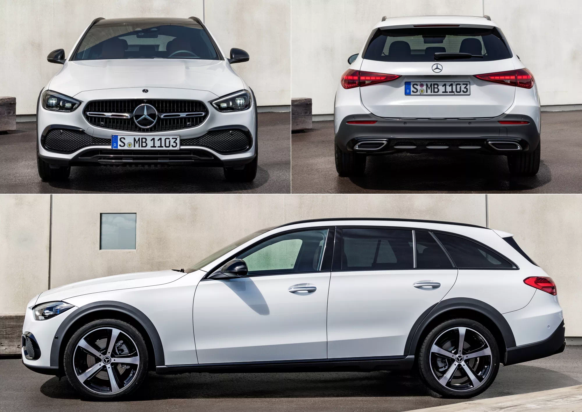 벤츠 C-클래스 올-터레인의 주요 외장 구성입니다.