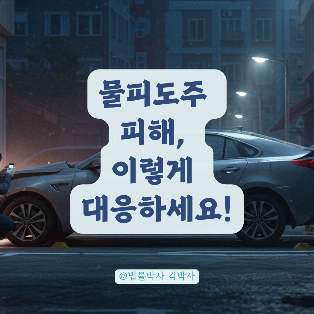 상대 차량 정보 없이 자동차 물피도주 피해 입었다면, 민사 외 가능한 대응 총정리.