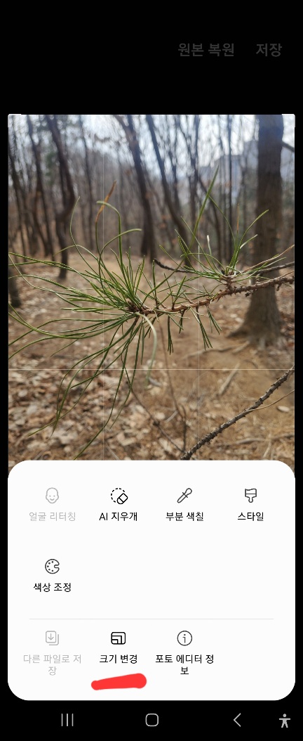 사진크기변경