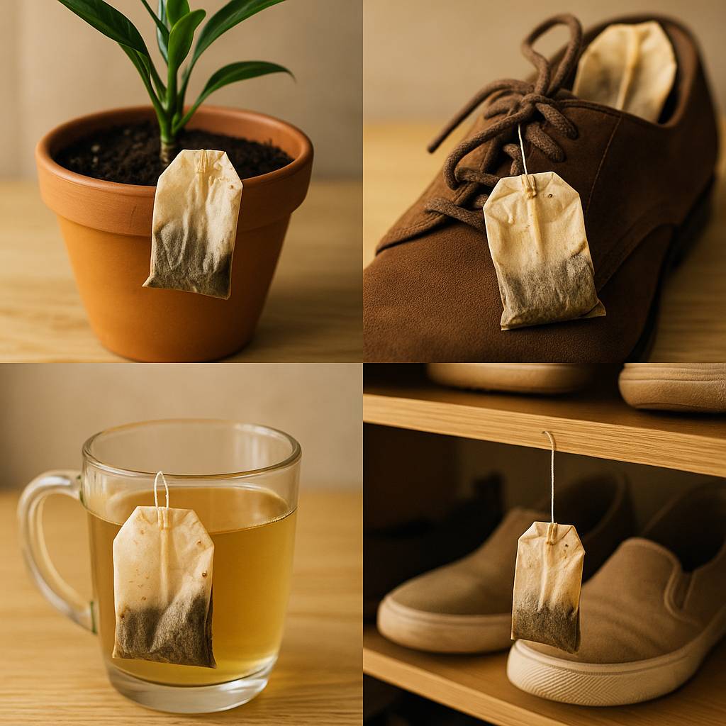 다 쓴 티백 생활 꿀팁