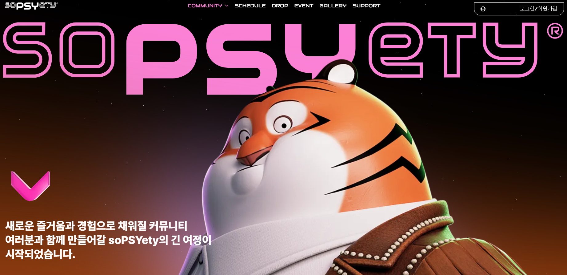 NTF 싸이거 공식 홈페이지 메인사진