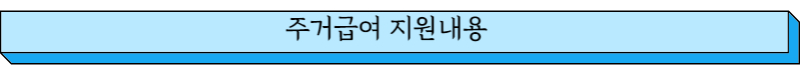 주거급여 지원내용