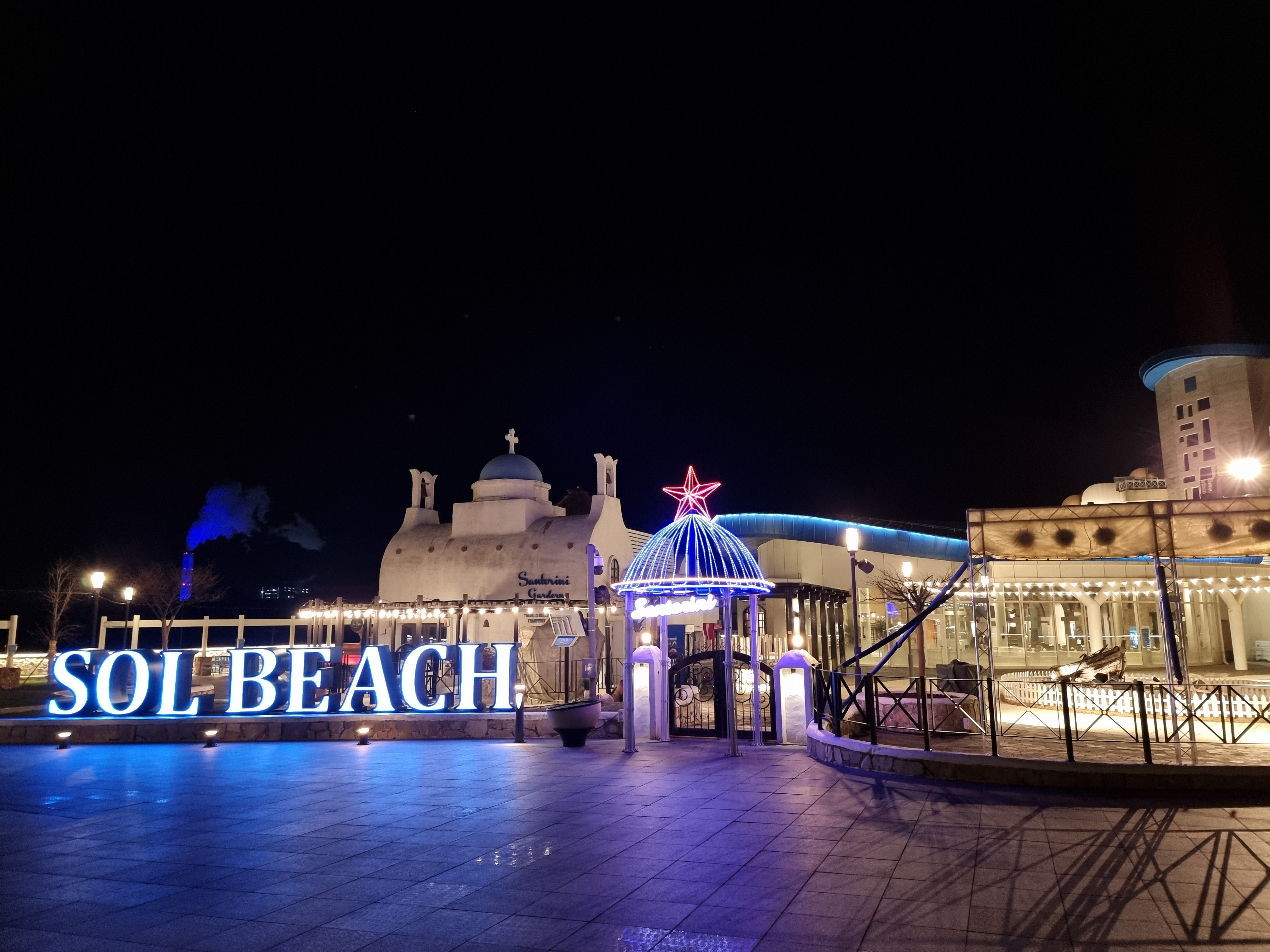 리조트 광장 SOL BEACH 조명