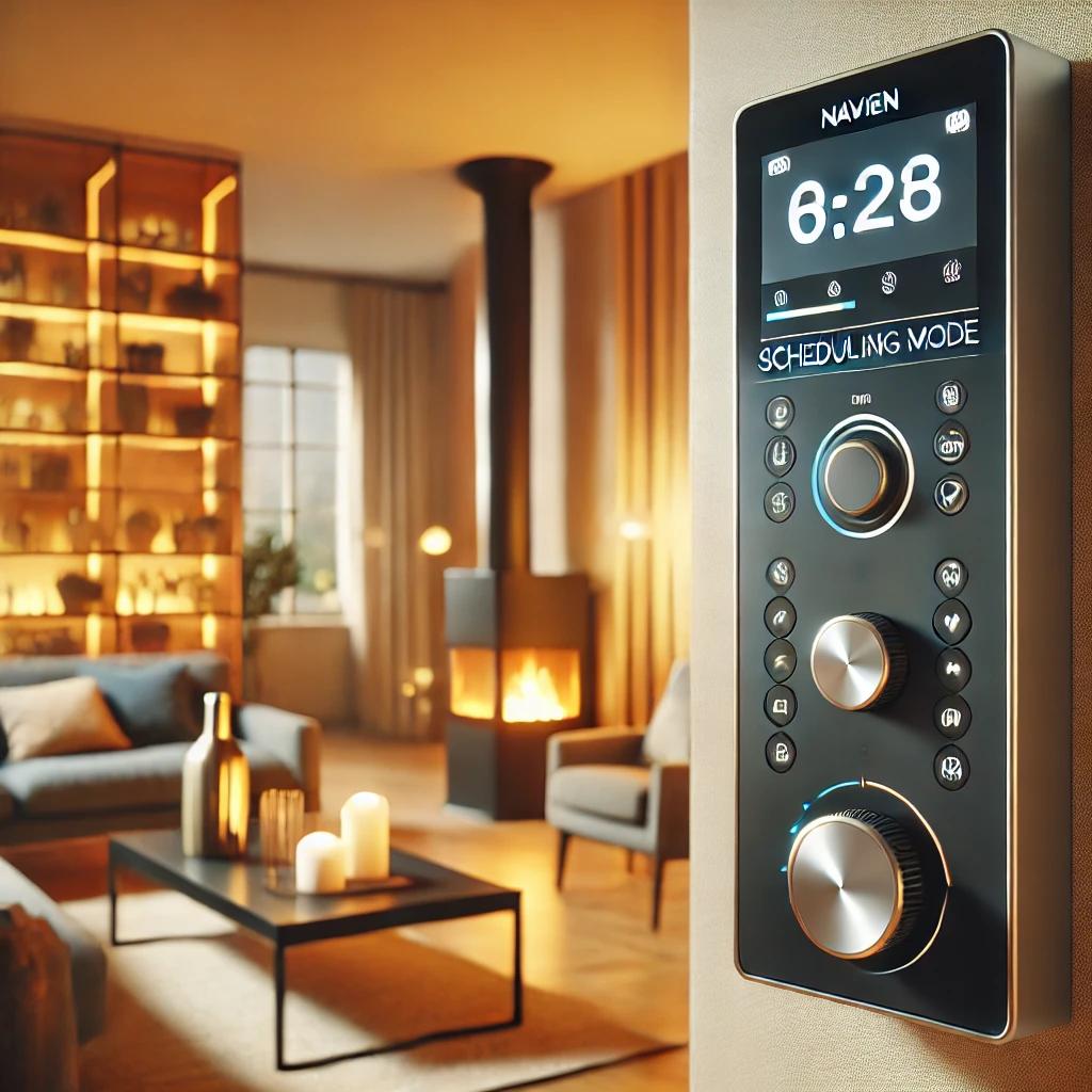 나비엔 보일러 예약모드사용법