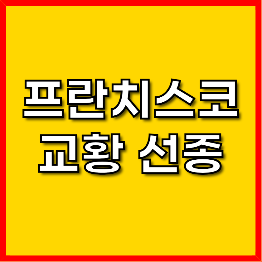 프란치스코 교황 선종
