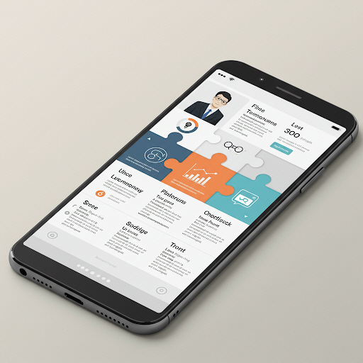 완성된 포트폴리오 퍼즐