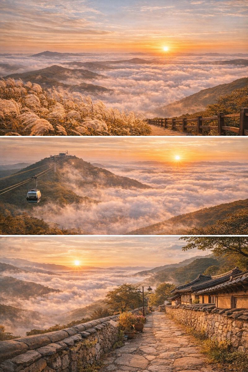 덕유산 향적봉 &mdash; 구름 위를 걷는 트레킹