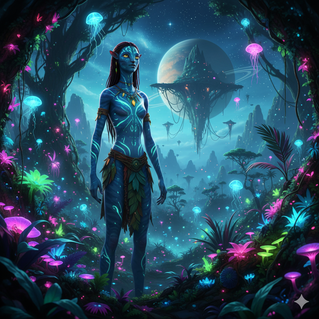 아바타 관련 그림, gemini 이용