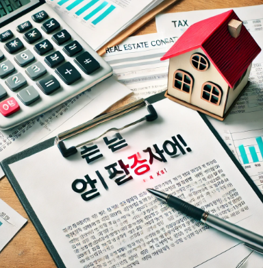 계산기와 문서 이미지