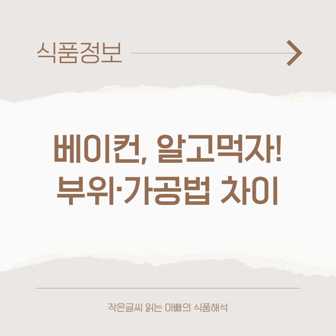 베이컨 알고먹자