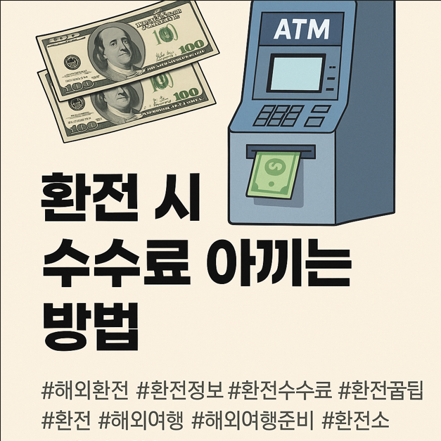 환전 시 수수료 아끼는 방법