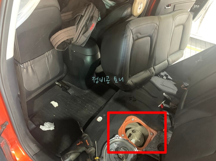 스포티지-뒷열-시트-제거