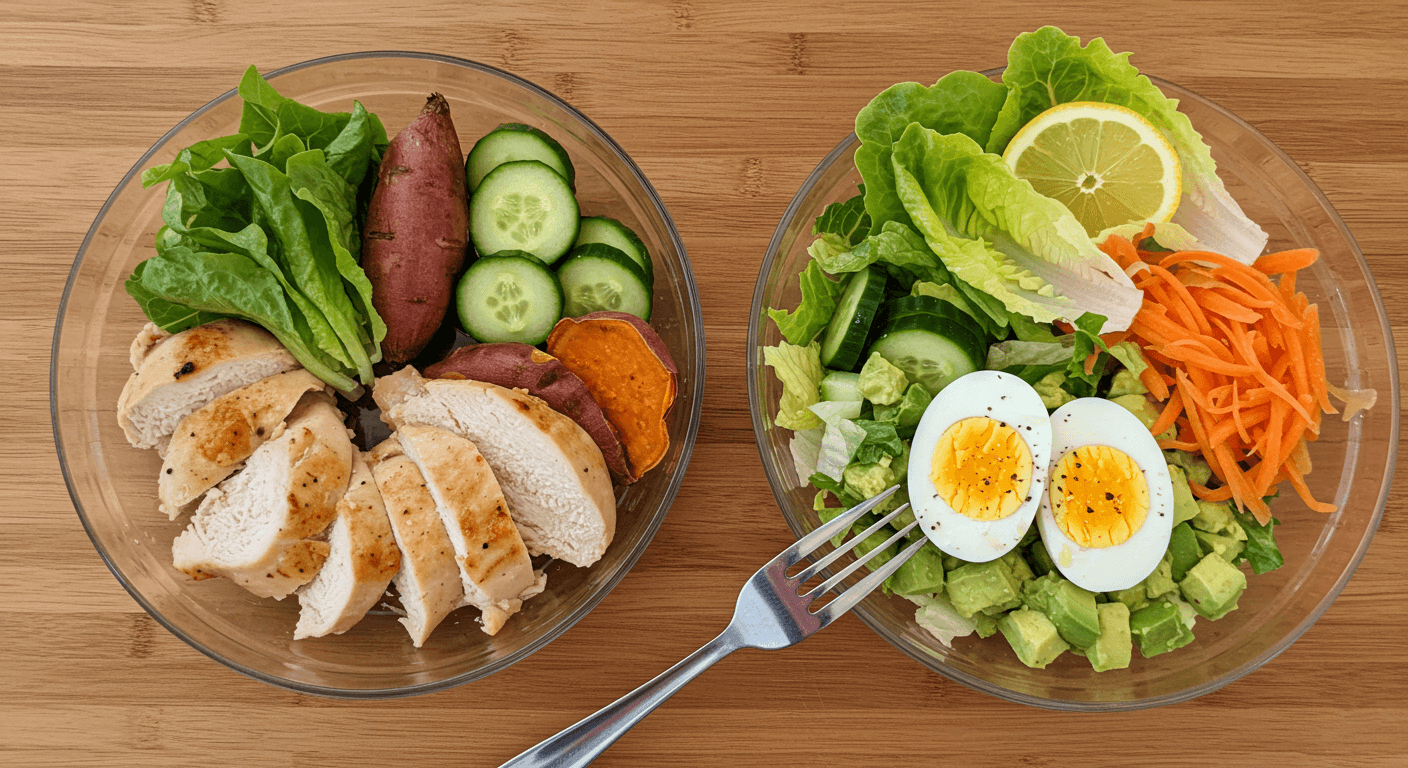 운동 전후 먹으면 좋은 고단백 샐러드 레시피